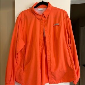 Columbia Women's Orange Long Sleeve